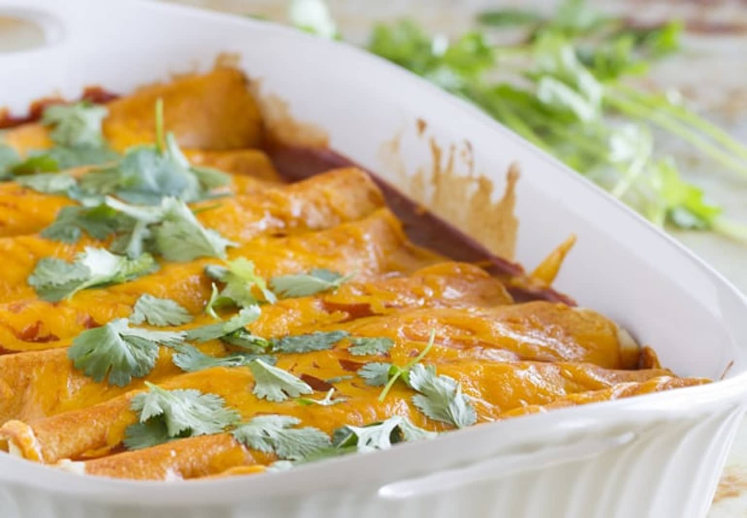 Thanksgiving Leftover Enchiladas